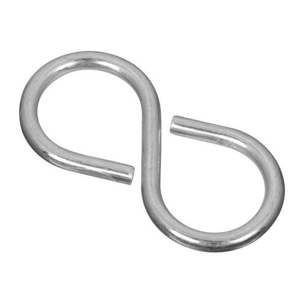 National Hardware National Hardware Zinc-Plated Silver Steel 2-1/8 in. L Closed S-Hook 15 lb 3 pk N121-277 - main